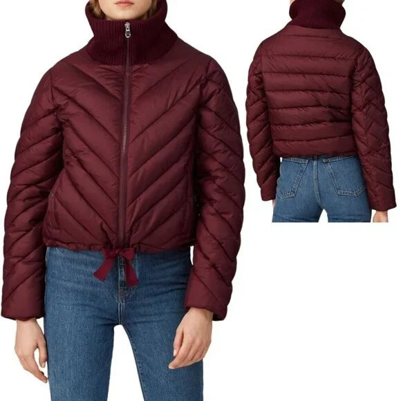 Samantha Sipos Cropped Puffer Jacket size m medium - Picture 1 of 5